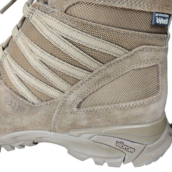 5.11 Mens Boots‎ Sz 15 Dark Coyote Waterproof Tactical Leather 511 - Picture 14 of 16